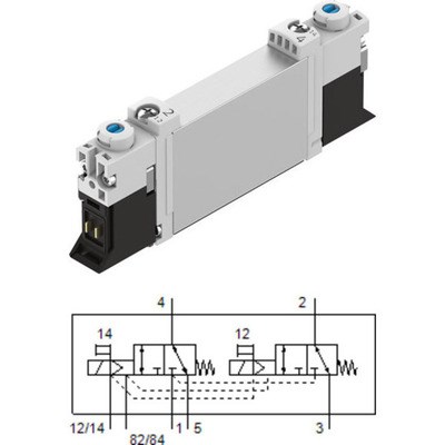 Van điện từ Festo-VUVG-L14-T32U-MT-G18-1R8L
