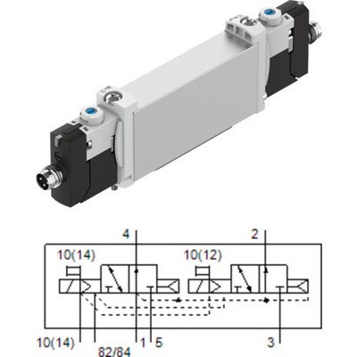 Van điện từ Festo-VUVG-B14-T32U-AZT-F-1R8L